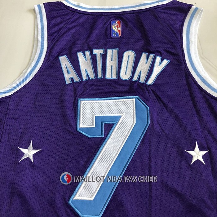 Maillot Los Angeles Lakers Carmelo Anthony NO 7 Ville 2021-22 Volet